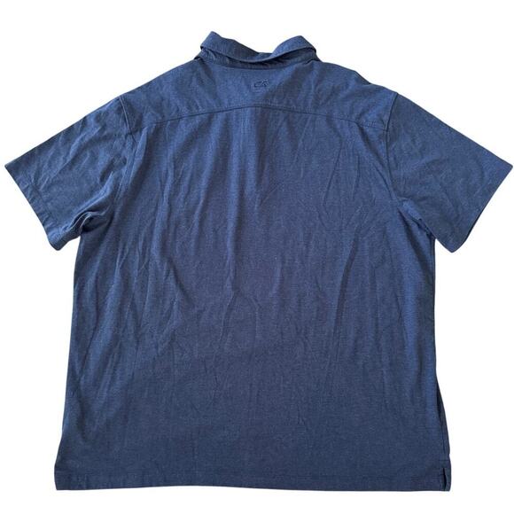 Cutter & Buck Mens Polo Shirt Size 3X Big Short Sleeve Pullover 1/4 Button - Picture 2 of 10